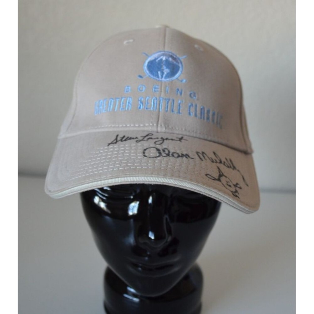Boeing Seattle Classic Cap Hat Steve Largent Alan Mulally Autograph Callaway